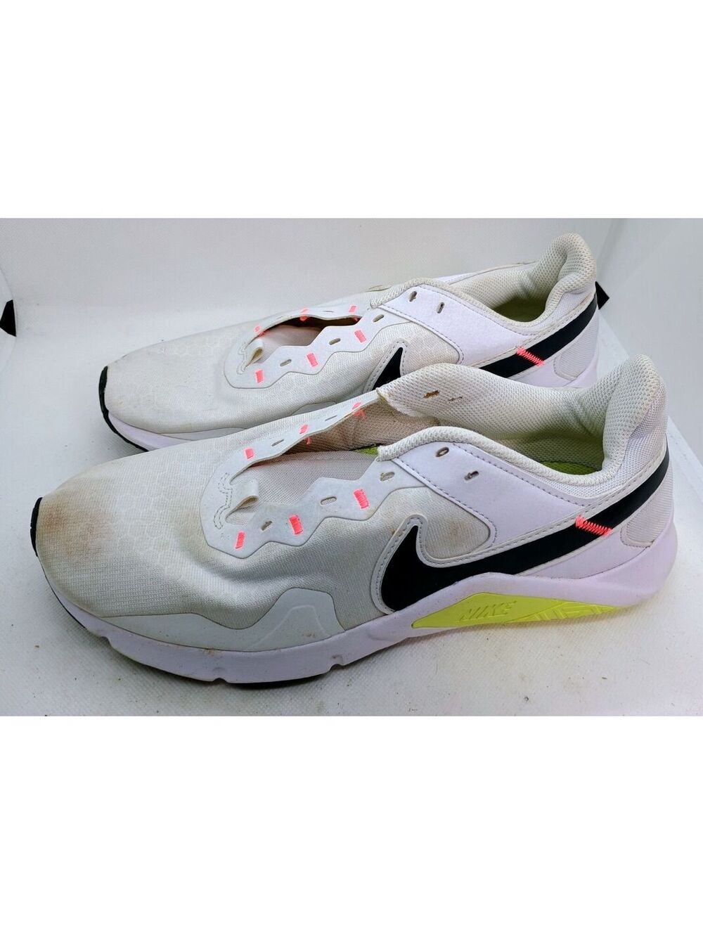 Nike Women's Legend Essential 2 CQ9545-107 White Running Shoes Sneakers Size 10